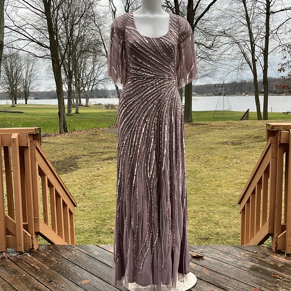 Aiden Mattox gorgeous bling gown 10-12 - Picture 4 of 16